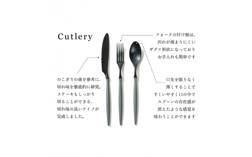 ARASカトラリーセット【カラー：グリーングレー】 カトラリー セット フォーク スプーン ナイフ 割れない 保証付き ARAS エイラス 色が選べる 食器 贈り物 ギフト 1.5万円 15000円 F6P-2030