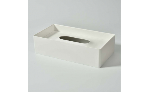 104Lab.ティッシュケース　ロング【カラー：ホワイト】 復興　震災　コロナ【能登半島地震復興支援】 北陸新幹線 F6P-1418