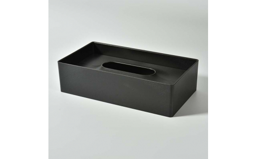 104Lab.ティッシュケース　ロング【カラー：ブラック】 復興　震災　コロナ【能登半島地震復興支援】 北陸新幹線 F6P-1419