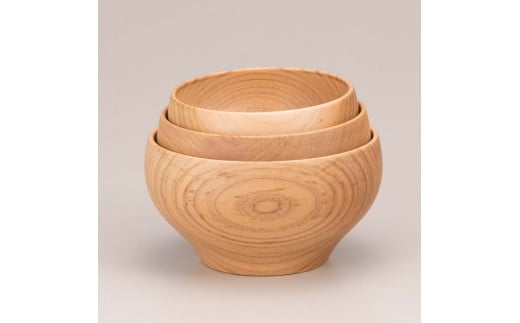 三つ組　桜〇椀　ナチュラル 復興　震災　コロナ【能登半島地震復興支援】 北陸新幹線 F6P-1672