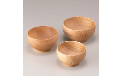 三つ組　桜〇椀　ナチュラル 復興　震災　コロナ【能登半島地震復興支援】 北陸新幹線 F6P-1672