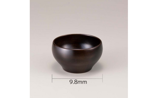 三つ組　桜〇椀　こげ茶 復興　震災　コロナ【能登半島地震復興支援】 北陸新幹線 F6P-1676