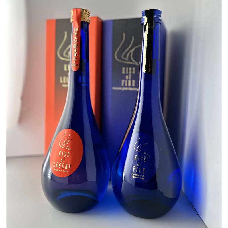 常きげん キスプレミアムセット KISS of FIRE / KISS of LEGEND 純米大吟醸 2本セット 箱入 各750ml ギフト セット 日本酒 純米 大吟醸 ご当地 地酒 酒 アルコール 鹿野酒造 贈答 F6P-2958