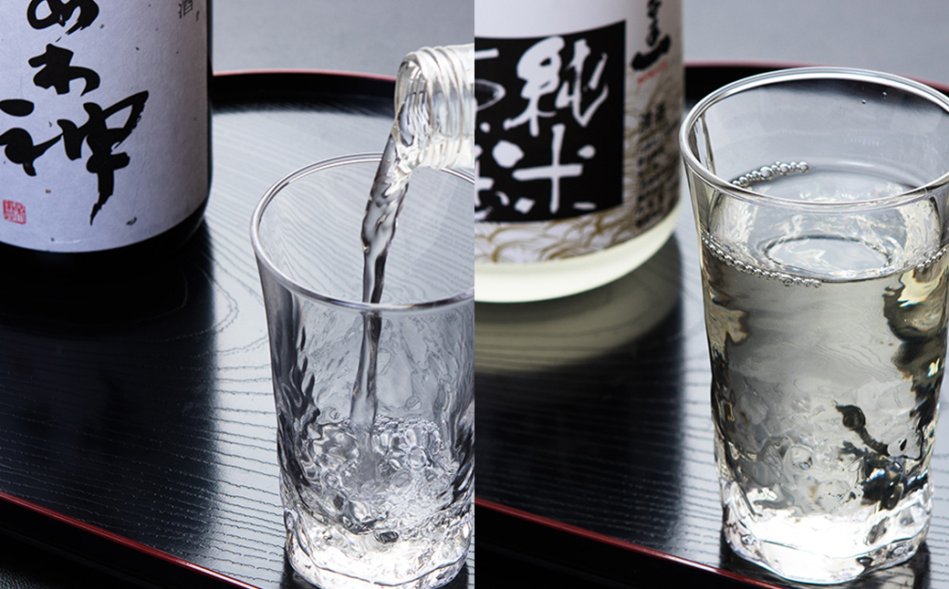 淡路の地酒千年一酒造の「純米原酒」と「あわ神」セット　[日本酒 お酒]
