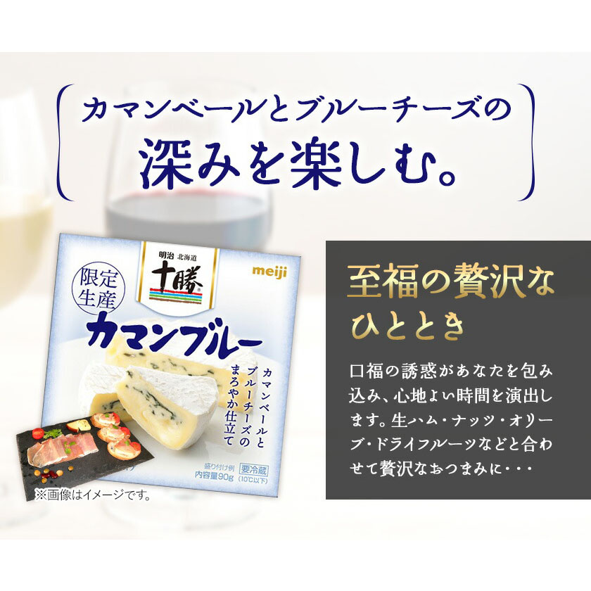 北海道本別町のふるさと納税 明治北海道十勝チーズセットO 本別町観光協会 《60日以内に出荷予定(土日祝除く)》 北海道 本別町 十勝カマンブルー チーズ 十勝 明治 乳製品 送料無料