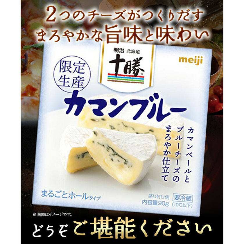 北海道本別町のふるさと納税 明治北海道十勝チーズセットO 本別町観光協会 《60日以内に出荷予定(土日祝除く)》 北海道 本別町 十勝カマンブルー チーズ 十勝 明治 乳製品 送料無料