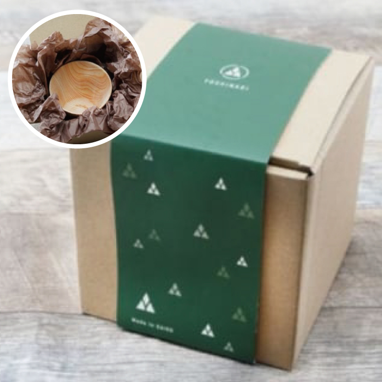 茨城県産 杉と檜のペアカップ（ガラスコート） スギ ヒノキ ビール 焼酎 国産(BH004)