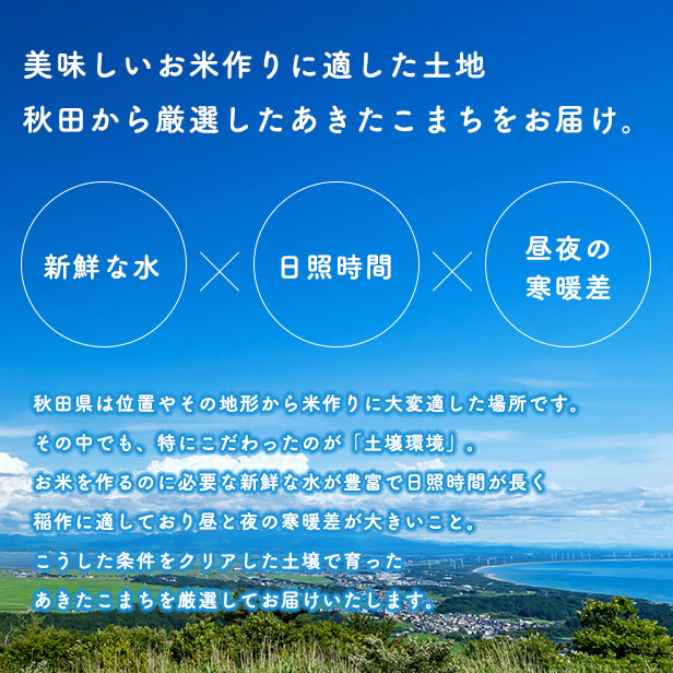 秋田県三種町のふるさと納税 《新米先行受付》《定期便6ヶ月》【無洗米】あきたこまち 5kg 秋田県産 令和7年産  こまちライン
