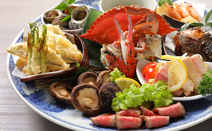 【東かがわ市】で味わう絶品オリーブ牛と海鮮のお食事券 チケット 