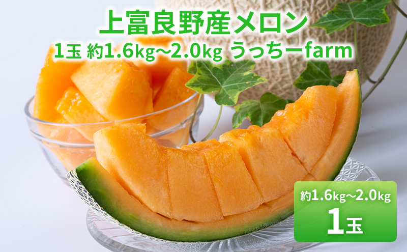 令和7年産】北海道 上富良野産 最上等級“ 秀品 赤肉メロン ” 糖度14度