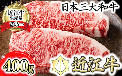 【カネ吉山本】近江牛[吟] ステーキ用 サーロイン【400ｇ（約 200g×2枚）】【Y021W1】