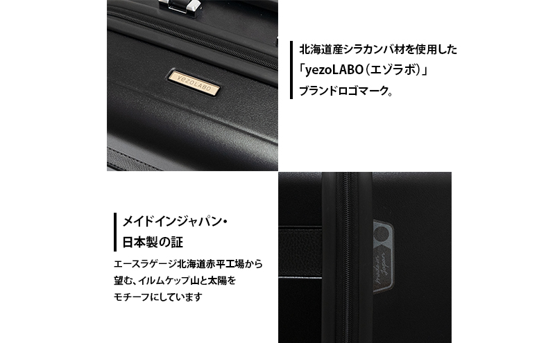 Trunk レザーバンド ハード スーツケース_No.5800177 ブラウン 36L キャリーバッグ 旅行バッグ 旅行 海外旅行 旅行用品 日本製 キャリーケース 旅 キャリー かばん バッグ 国産 北海道 赤平市