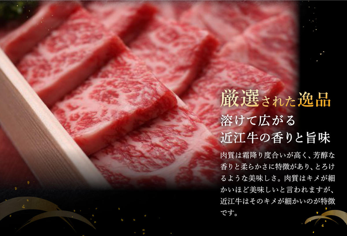 【近江牛　毛利志満】近江牛　鉄板焼・焼肉用【400ｇ】【S027W】