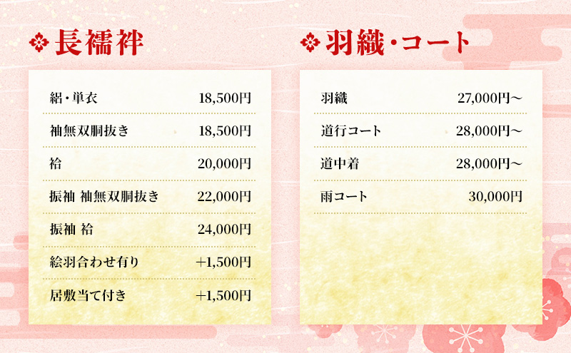 お仕立て券　3万円分 チケット 