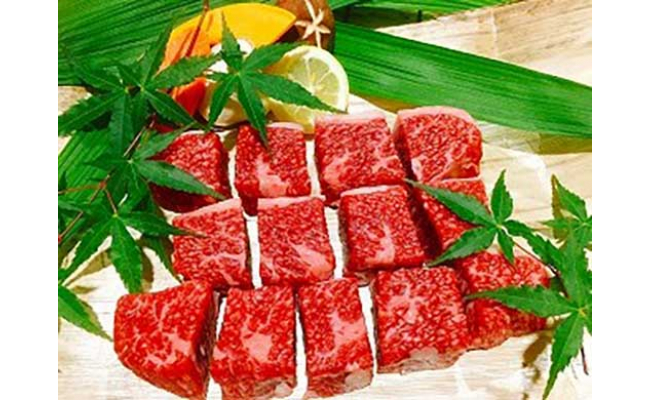 【4等級以上】黒毛和牛 近江牛 【並】 角厚切り肉 ご家庭用【500g】 【BM01W】