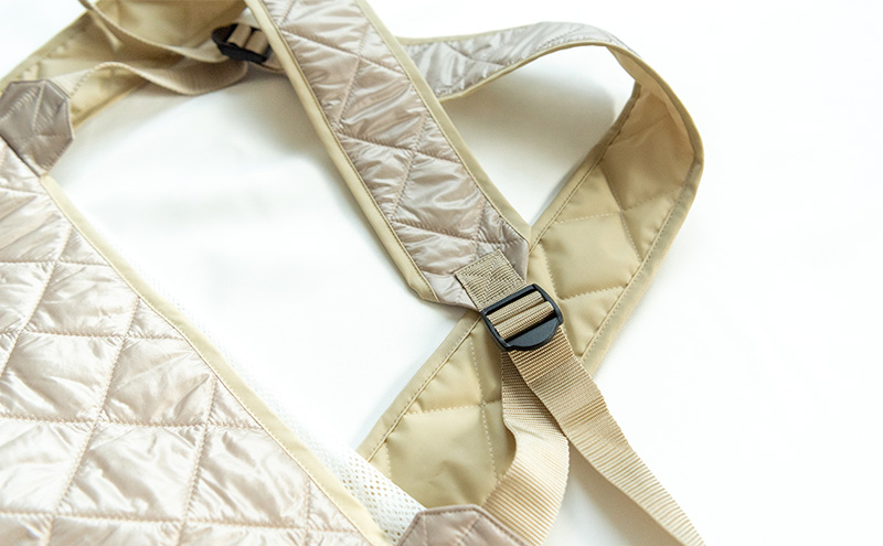 ペット用品 小型犬用スリングLサイズ(ピンク/ゴールド) ペット スリングバッグ ペットキャリー ペットスリング ドッグスリング ショルダー 抱っこ紐 バッグ お出かけ　within2024