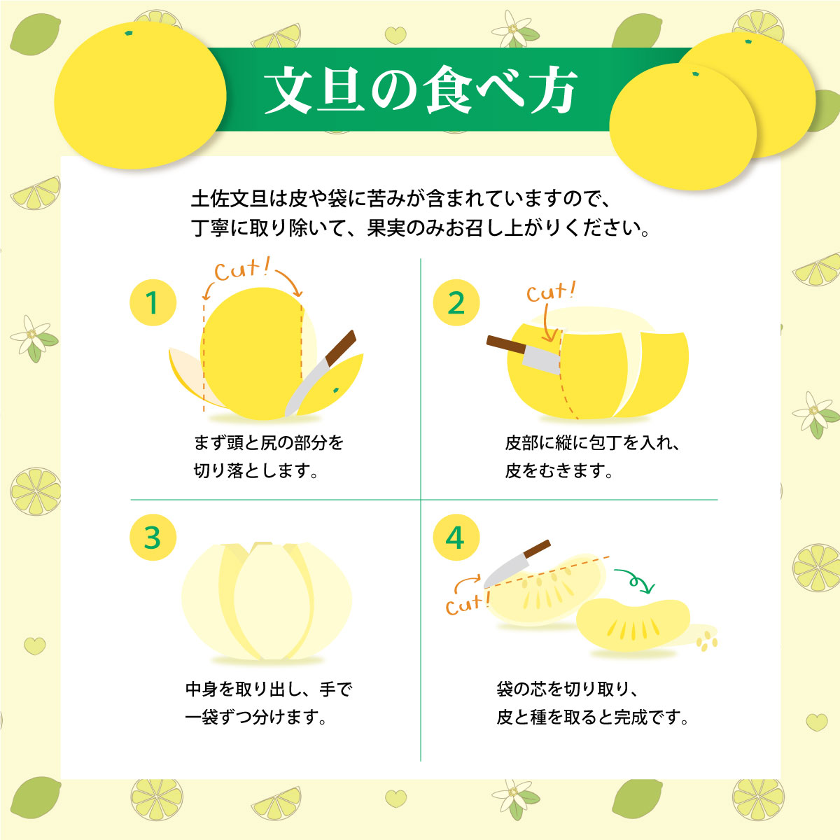 土佐文旦(ぶんたん) (小玉サイズ:M～L混合) 約5kg【株式会社とさ