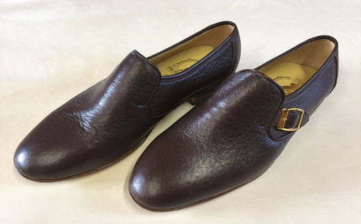 手作りにこだわったオーダーシューズ・ペッカリー革(本革)【革靴仕立て券送付】【R030W】