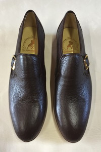 手作りにこだわったオーダーシューズ・ペッカリー革(本革)【革靴仕立て券送付】【R030W】