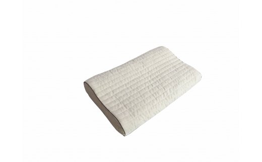 ヘチマ素材の「ラファス・ウレタン枕」(近江本麻生地・近江本麻ワタ仕様)　【CW03W】

