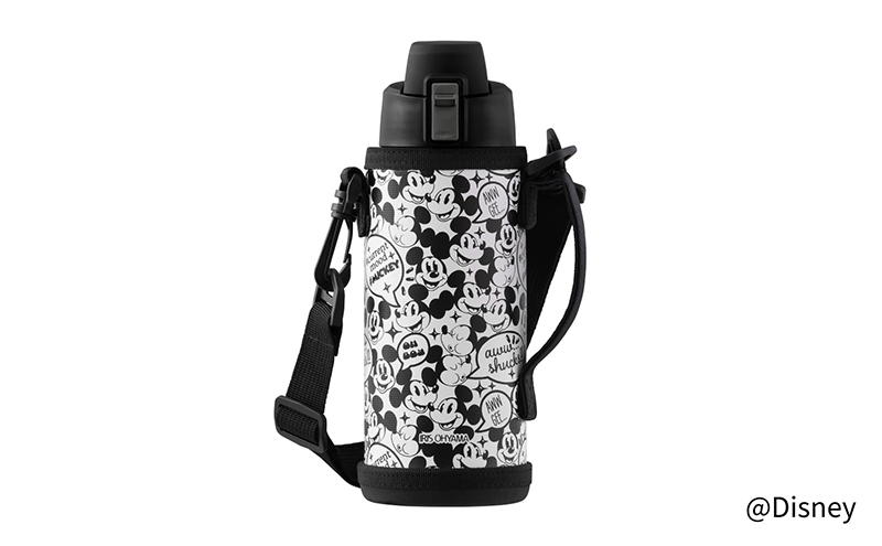 水筒 600ml マグボトル ステンレス ケータイボトル ダイレクトボトル NDDB-600 ミッキー アイリスオーヤマ 直飲み 保冷専用 ステンレスボトル マイボトル キッズ 子供 子ども こども カバー付き 簡単 