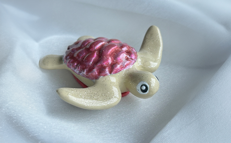 鋳物 ペーパーウエイト 愛知 ペーパーウエイト（カメ1体）重し 【蟹江町】 インテリア 福祉用品 