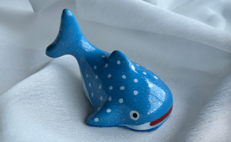 鋳物 ペーパーウエイト 愛知 ペーパーウエイト（ジンベイザメ1体） 重し 【蟹江町】 インテリア 福祉用品 