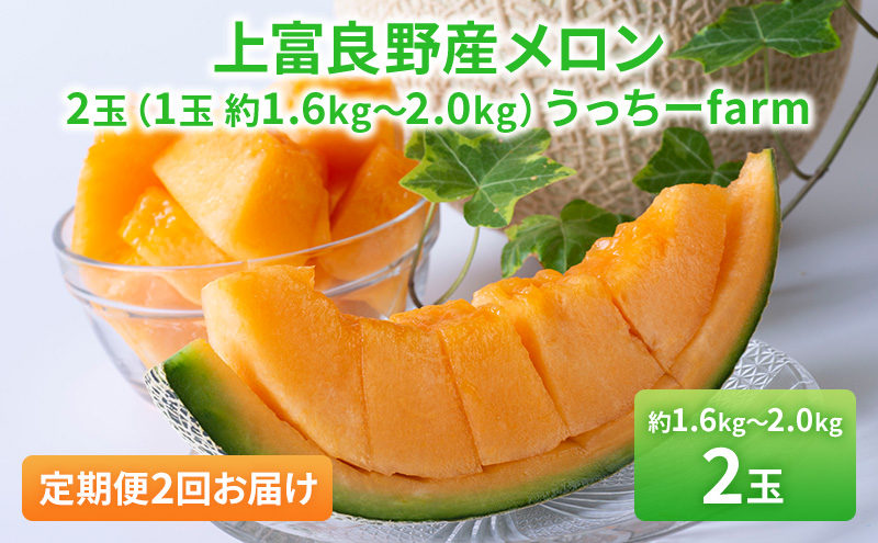令和8年産】【糖度限界突破】ふらの赤肉メロン LLサイズ（約2kg/玉）2