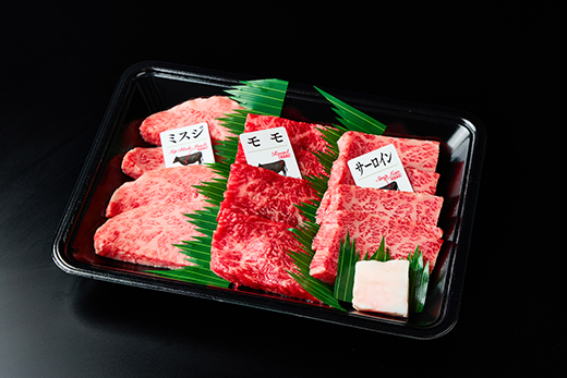 A5等級未経産雌牛　特選近江牛おすすめ部位　焼肉3種盛り　600ｇ【FO30W】