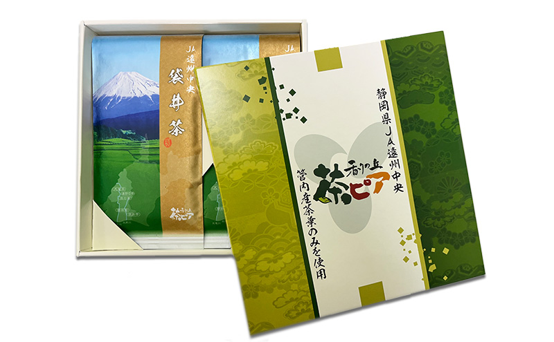 袋井茶詰合せ 100g2袋 煎茶 ギフト 贈り物 銘茶 人気 厳選 おすすめ 袋井市 静岡　 飲料類 お茶 緑茶 静岡県産 セット