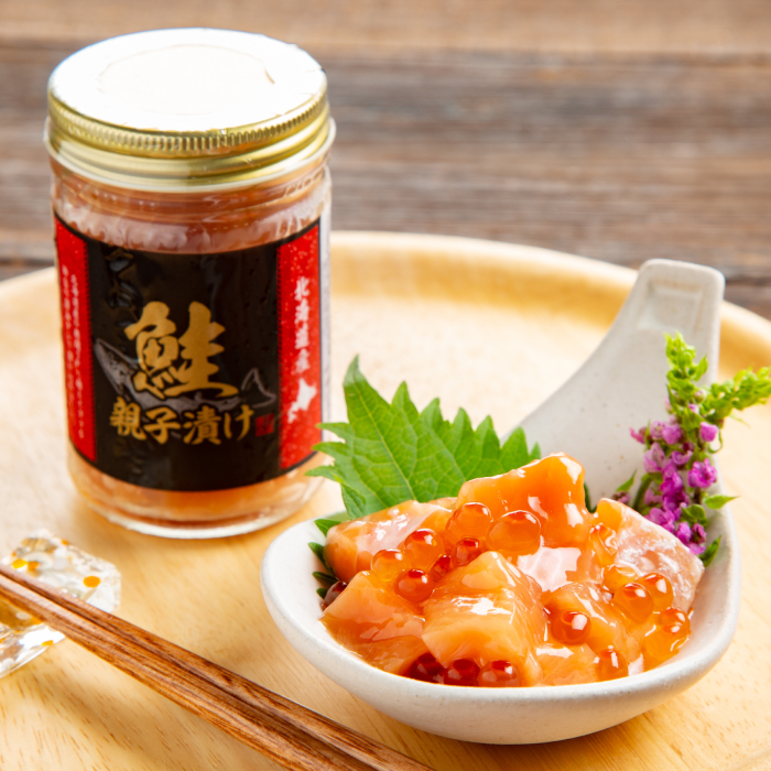 10-494 【年内配送12月15日入金まで】鮭親子漬け2個セット within2025