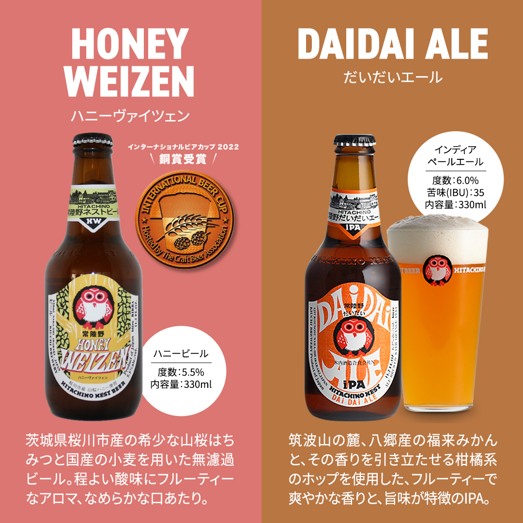 茨城県桜川市のふるさと納税 常陸野ネストビール 6種12本 飲み比べ セット  2025年11月中旬発送開始 ビール クラフトビール 地ビール ネストビール 酒 お酒 アルコール 瓶 木内酒造 詰め合わせ IPA ペールエール ヴァイツェン 限定 [CJ010sa]