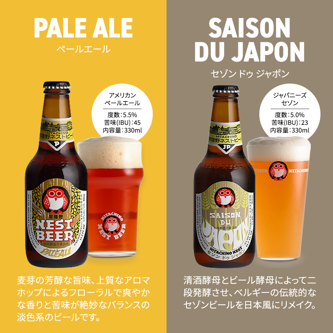 茨城県桜川市のふるさと納税 常陸野ネストビール 6種12本 飲み比べ セット  2025年11月中旬発送開始 ビール クラフトビール 地ビール ネストビール 酒 お酒 アルコール 瓶 木内酒造 詰め合わせ IPA ペールエール ヴァイツェン 限定 [CJ010sa]