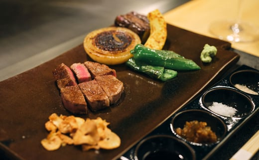 「淡路・鉄板焼レストラン　輝光」　鉄板焼ディナーコース（2名様1組）　お食事券 ペアチケット 淡路島