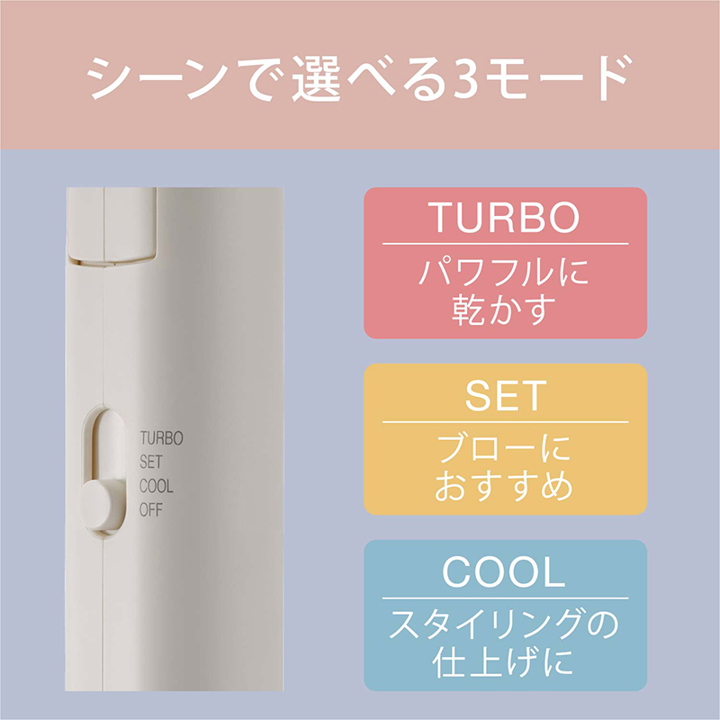 ドライヤー イオンドライヤー HDR-M101-W オフホワイト アイリスオーヤマ 大風量 ミコラ MiCOLA 速乾 雑貨 日用品 電化製品 折りたたみ式 4カラー ブロー スタイリング 乾かす 10,000円台おすすめ返礼品 新生活 