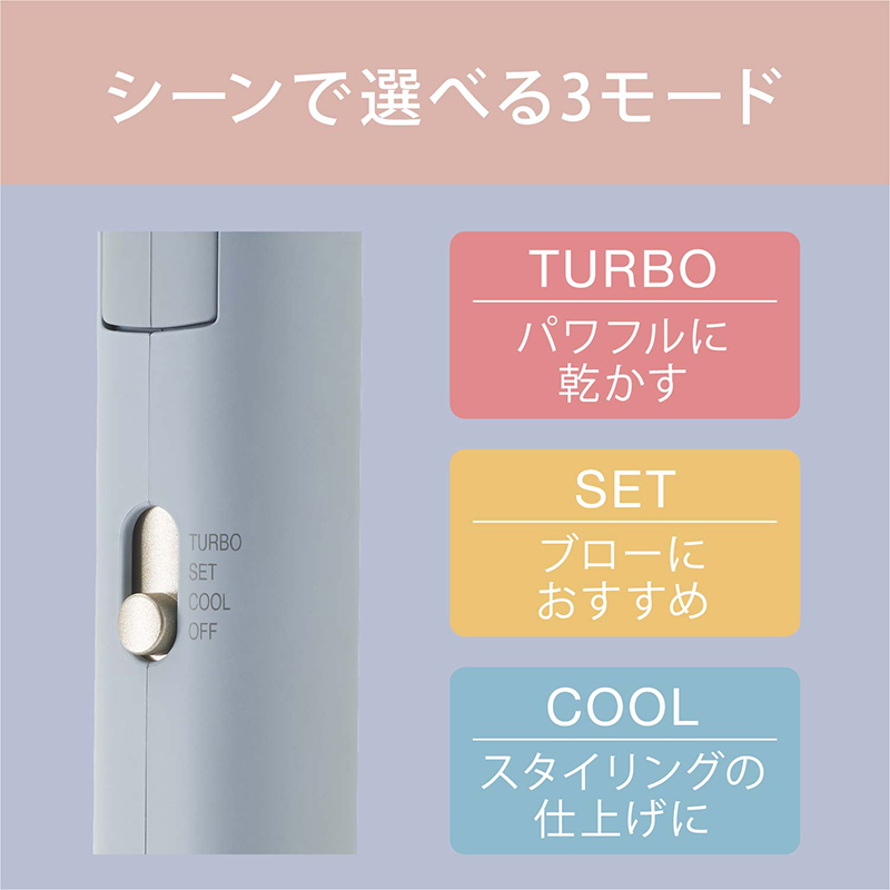 アイリスオーヤマ ドライヤー HDR-M201-A ブルー ミコラ MiCOLA イオンドライヤー マイナスイオン 大風量 速乾 ヘア ヘアケア 折りたたみ 持ち運び 軽量 電化製品 家電 宮城 宮城県 大河原 大河原町