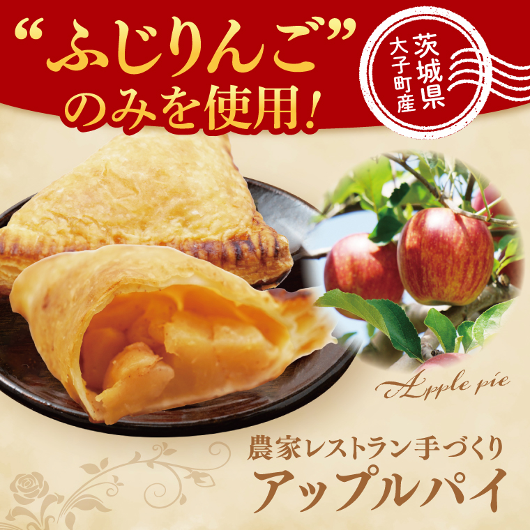 農家レストラン 手作り アップルパイ 8個（2個入り×4パック） 真空パック（BK001）