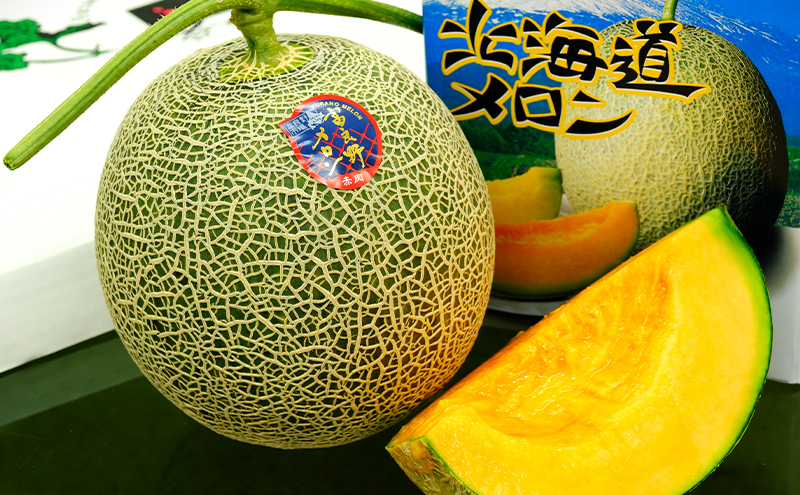 【2026年夏発送】 メロン 北海道 富良野メロン 赤肉2玉 北海道 ふらの めろん 果物 フルーツ 甘い ジューシー