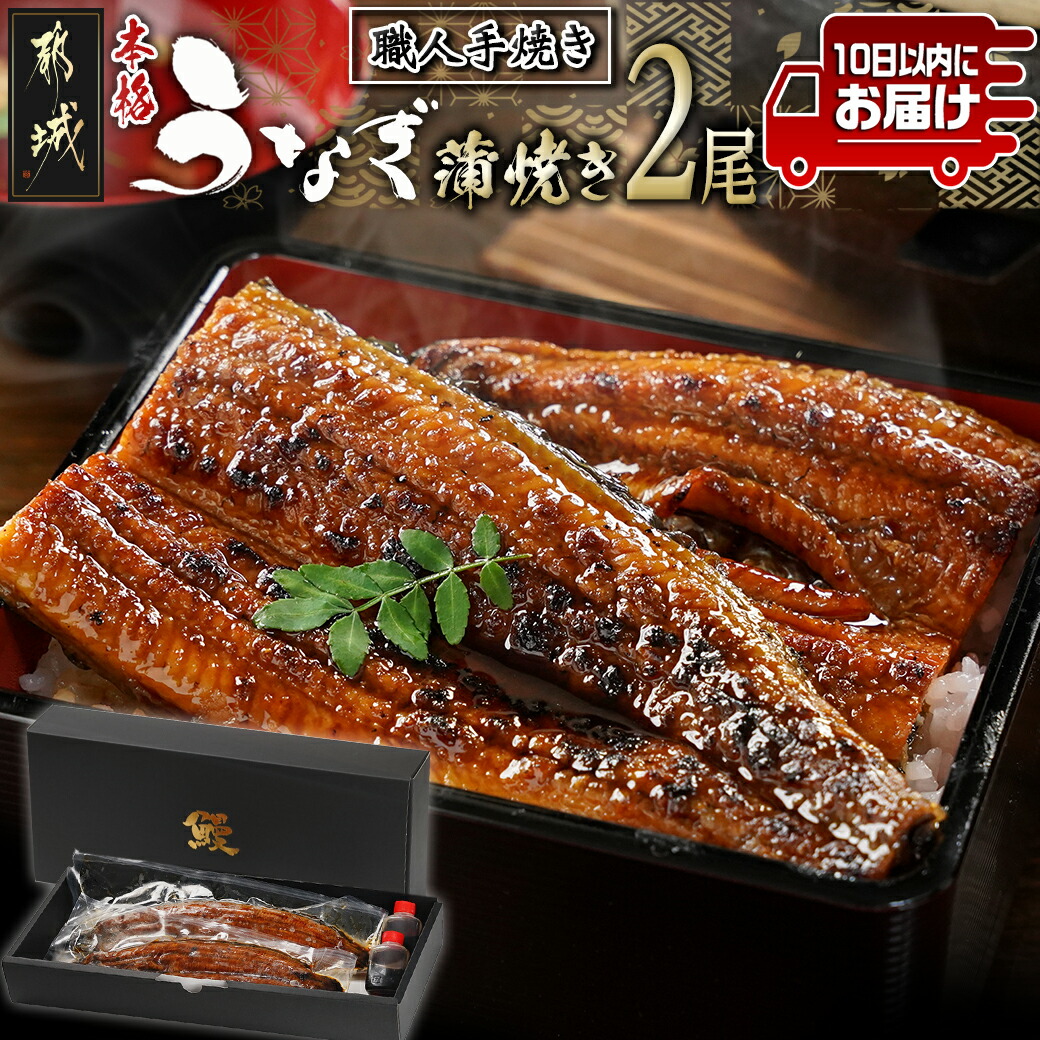 職人手焼きの本格うなぎ蒲焼き2尾≪みやこんじょ特急便≫