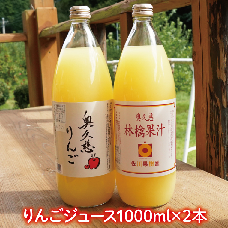 サガワフルーツガーデン りんご加工品 贅沢3種セット【りんごジュース2本、ドライりんご1袋、りんごバター150g】(CC001)