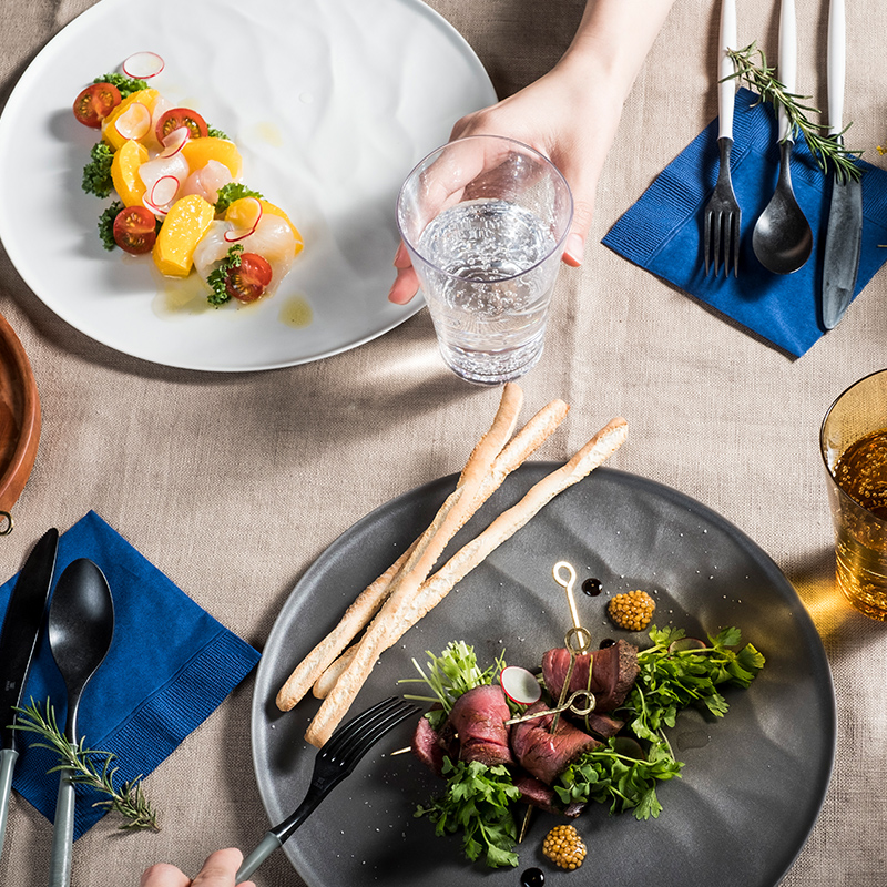 ARASカトラリー ペアセット【カラー：ホワイト】 カトラリー セット フォーク スプーン ナイフ 割れない 保証付き ARAS エイラス 色が選べる 食器 贈り物 ギフト 3万円 30000円 F6P-1730