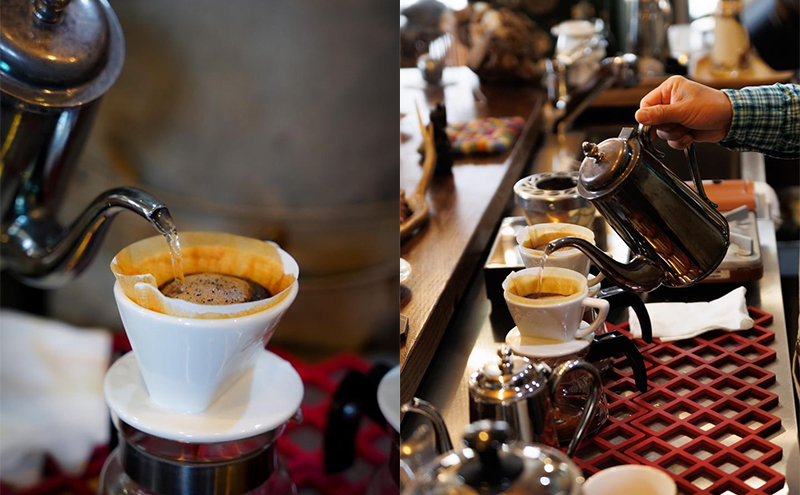 【6ヵ月定期便】丁寧にハンドピックされたこだわりのコーヒー豆100g×3種類(中深～深煎り)【豆】  珈琲 コーヒー豆 珈琲豆 豆 焙煎 自家焙煎 セット