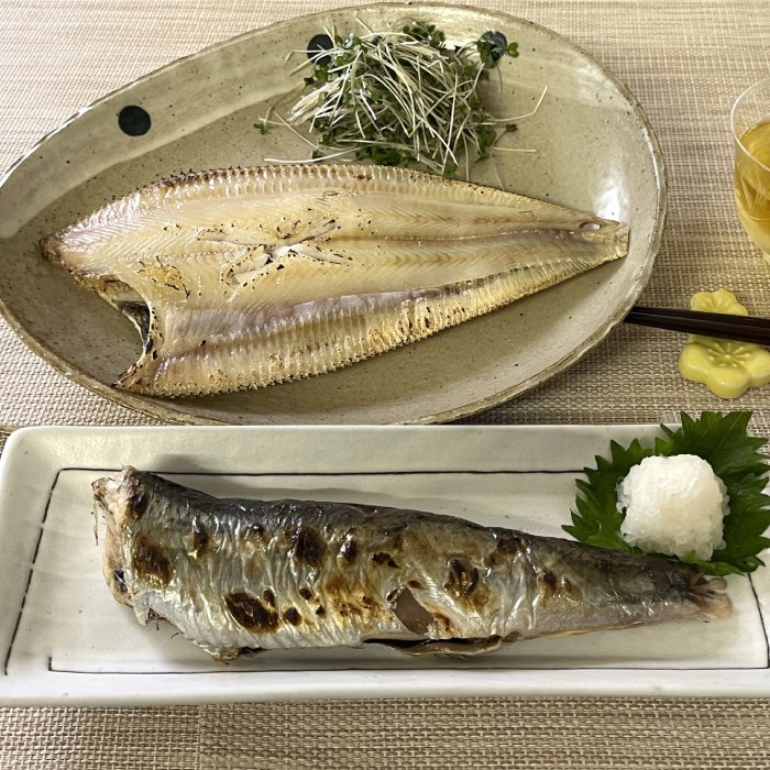 【北海道紋別市】13-245 こだわりの紋別産 にしん糠漬けとなめたかれい一夜干しセット