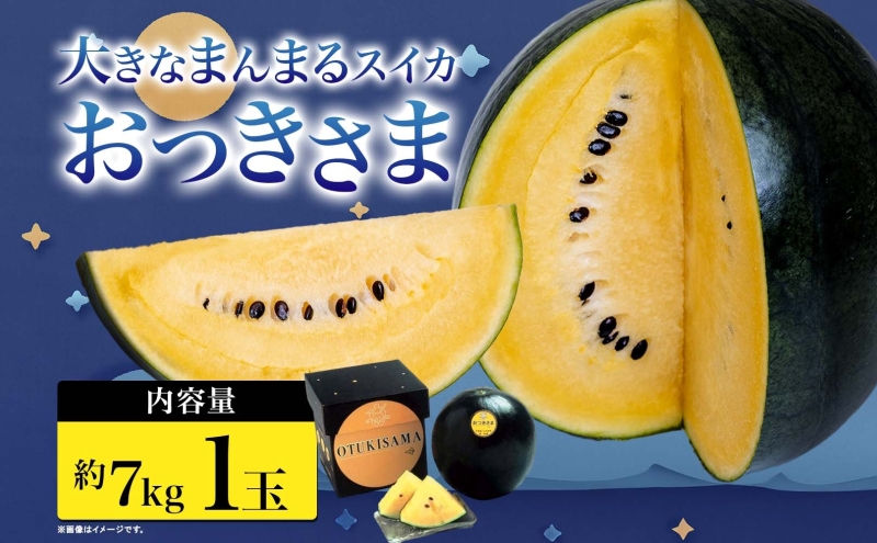 742.数量限定希少黄肉小玉西瓜スイカ1箱5-7玉入り 742.数量限定希少黄肉小玉西瓜スイカ6玉入り箱込み9Kg前後