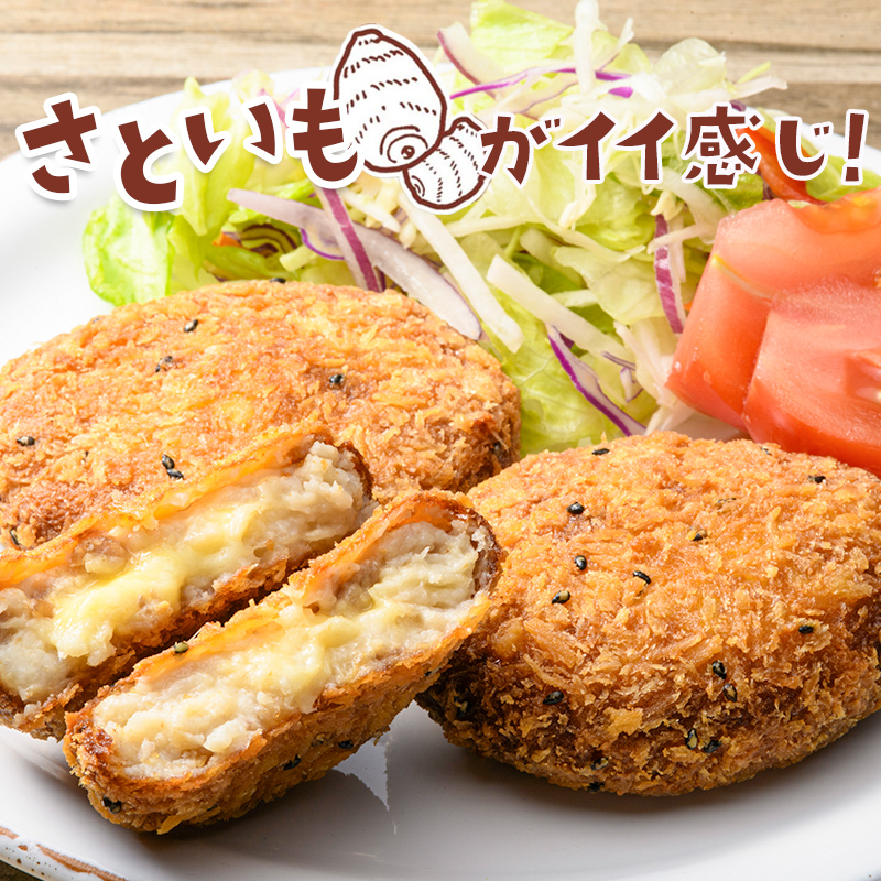立山コロッケセット(プレーン2袋+チーズ2袋) 里芋 コロッケ 揚げ物 おかず お弁当 おつまみ 惣菜 小分け 冷凍 食品 農事組合法人いこいの杜 お歳暮 お中元 F6T-489