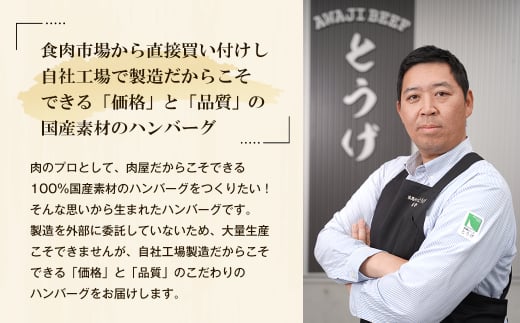 訳アリ 淡路島玉ねぎと国産牛のミニハンバーグ4.2kg　40ｇ×105個