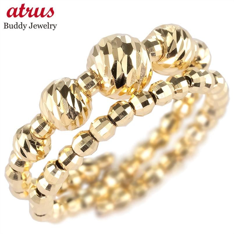 形状記憶リング 1連 Z5724 ゴールドK18 地金 指輪 フリーサイズ 楽天市場】18金 ミラーボール コイル リング 形状記憶 チタン