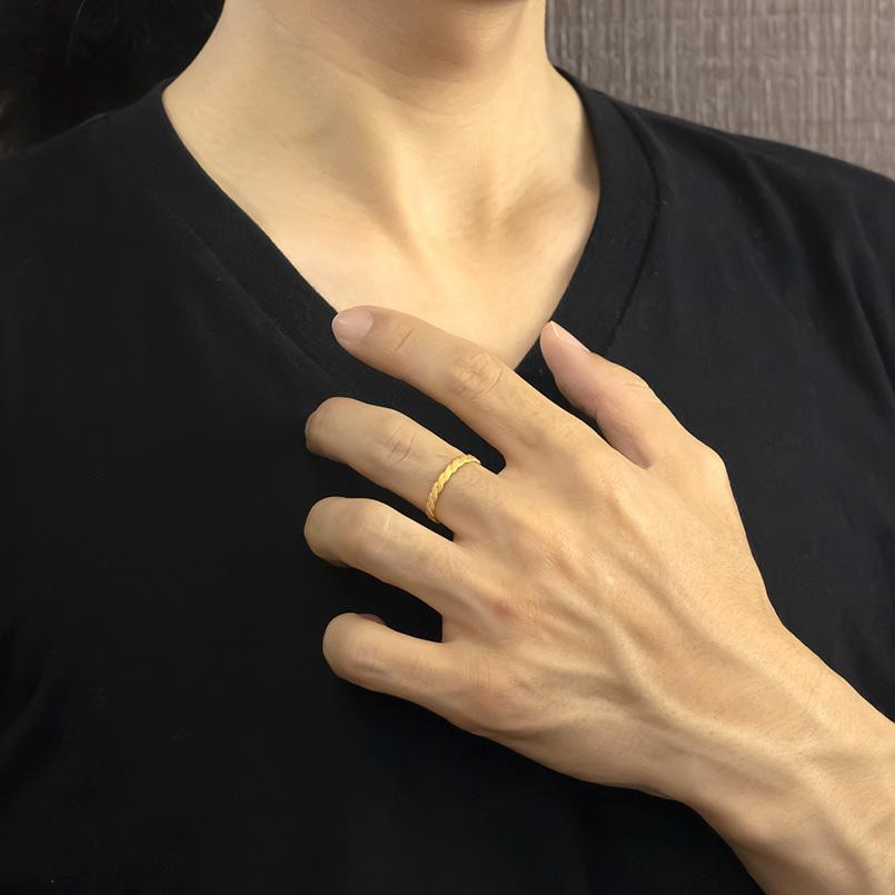 k24 ツイストリング 指輪2.07g 純金保証 24金 リング 純金 レディース 鍛造 指輪 ゴールド 24k 金