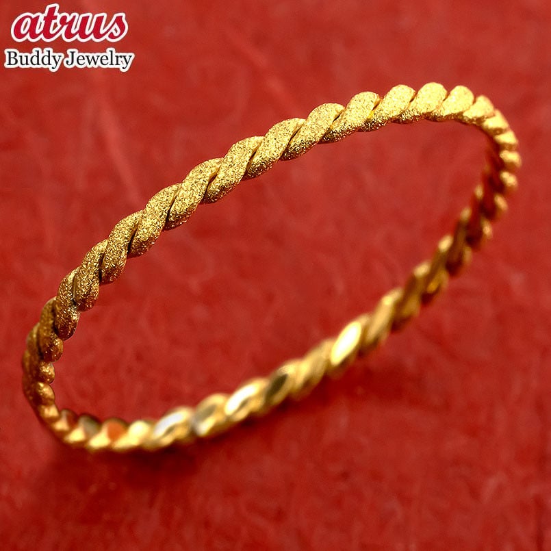 24金 リング 純金 メンズ 鍛造 指輪 ゴールド 24k 金 編み込み