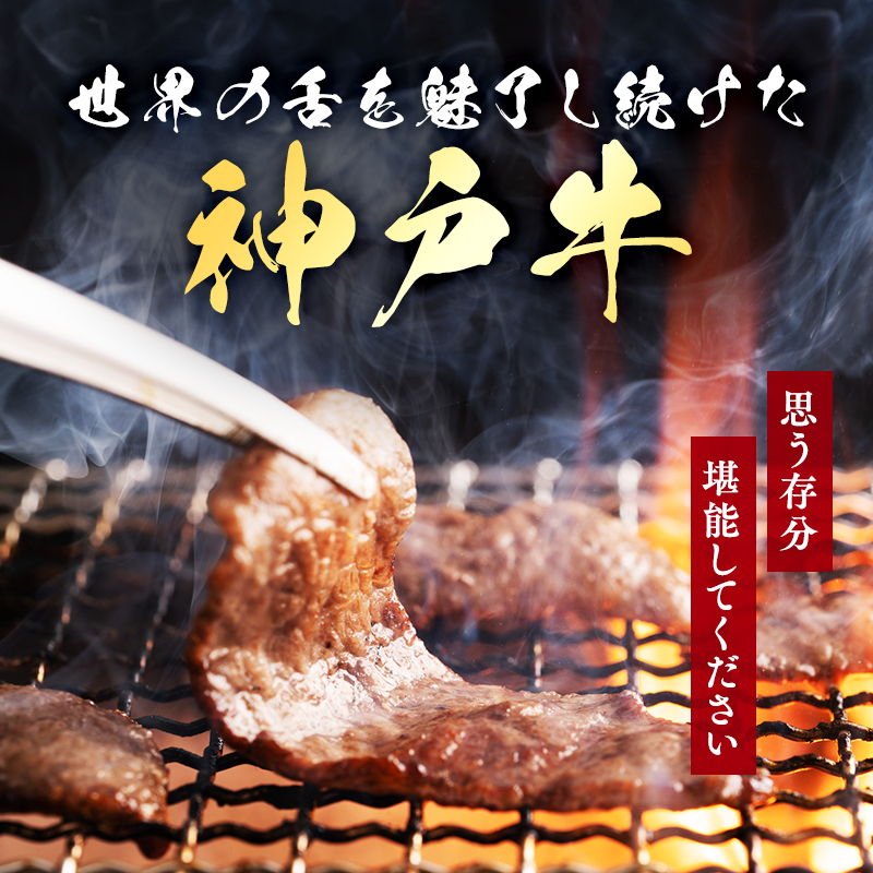神戸牛 訳あり 焼肉用 400g×2 計800g 小分け 切り落とし 不揃い 規格外 牛肉 肉